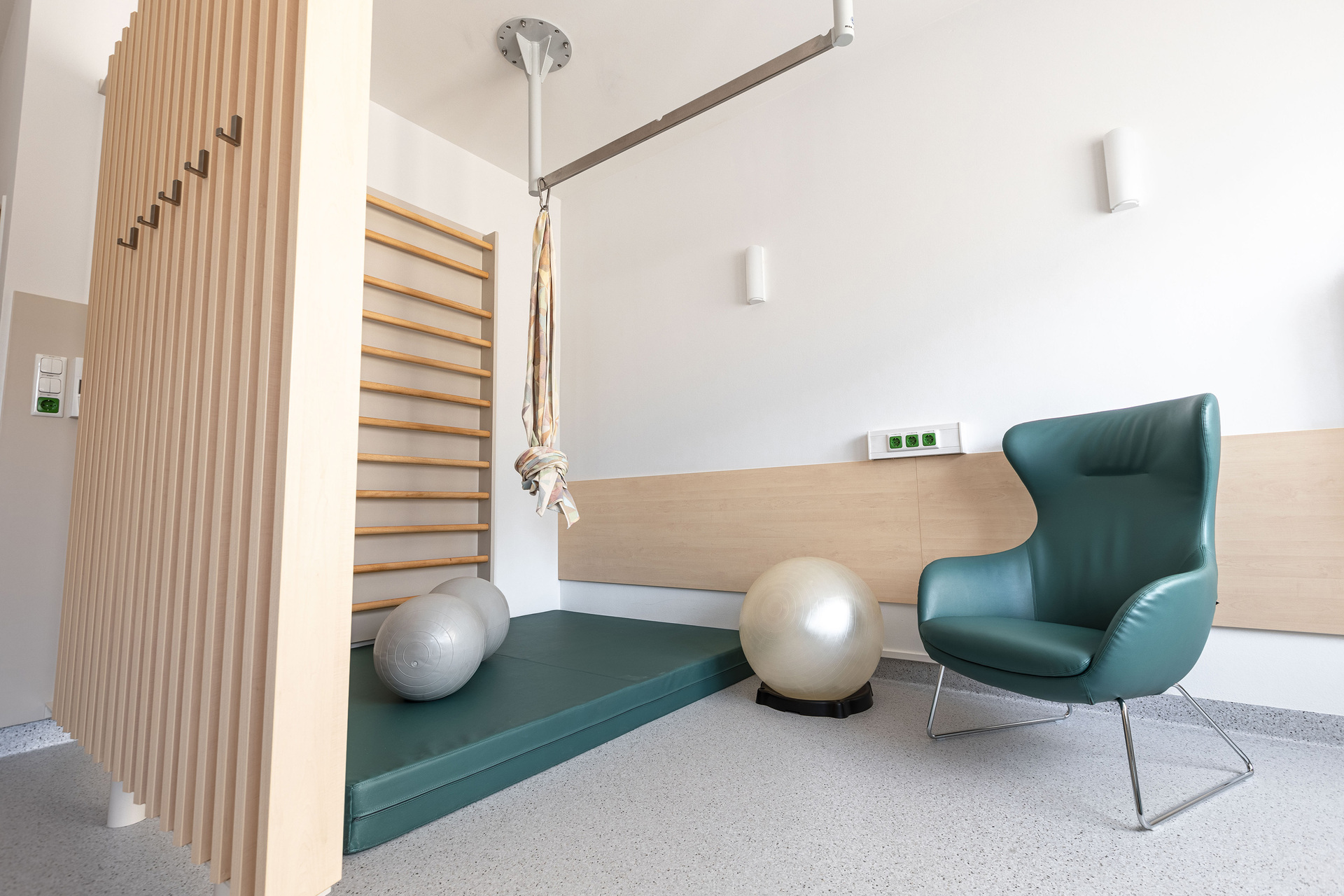 Blick in ein Gebärzimmer