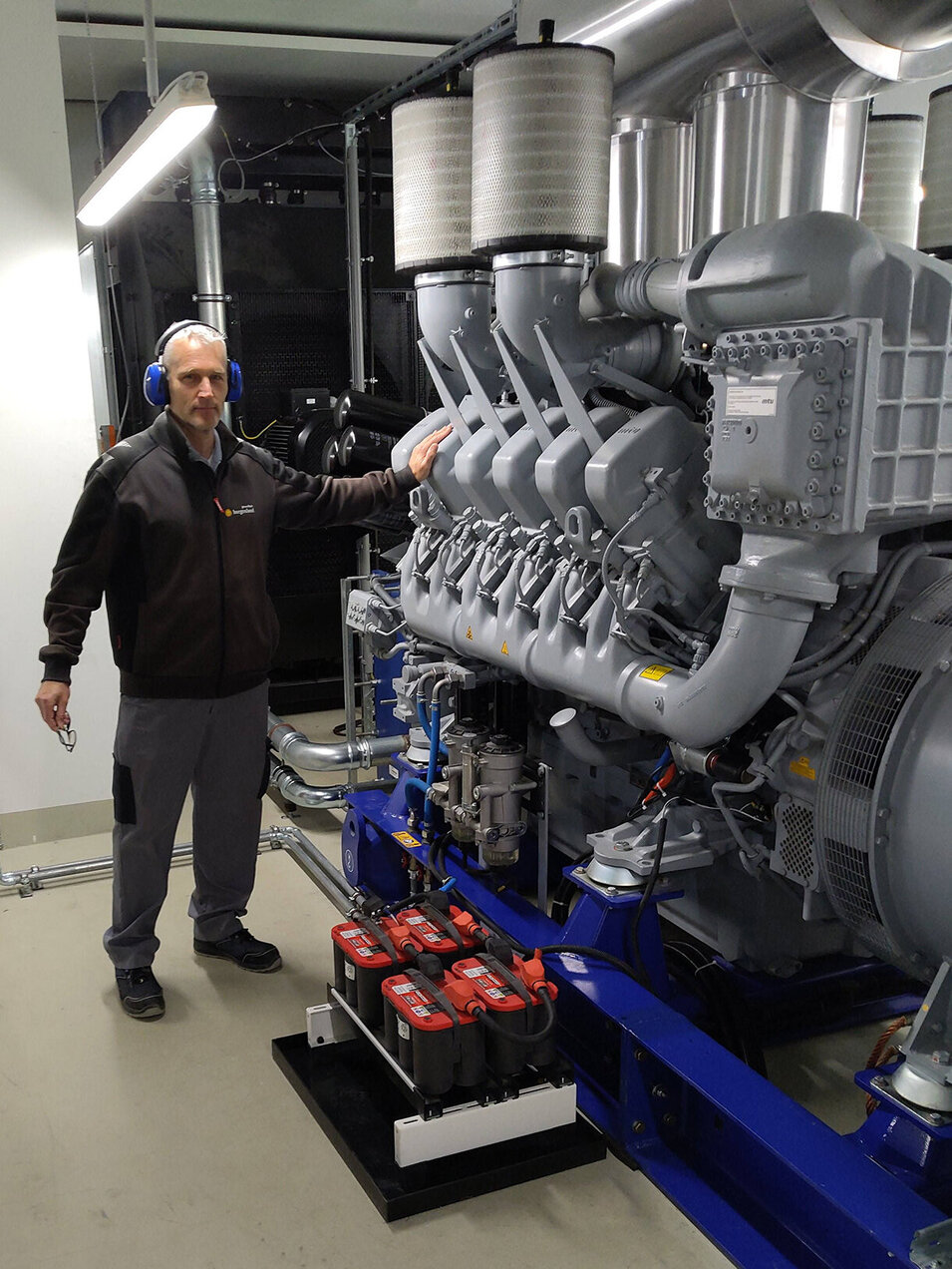 Foto: Gesundheit Burgenland Die Versorgung erfolgte während der Übung über das Dieselnotstromaggregat.