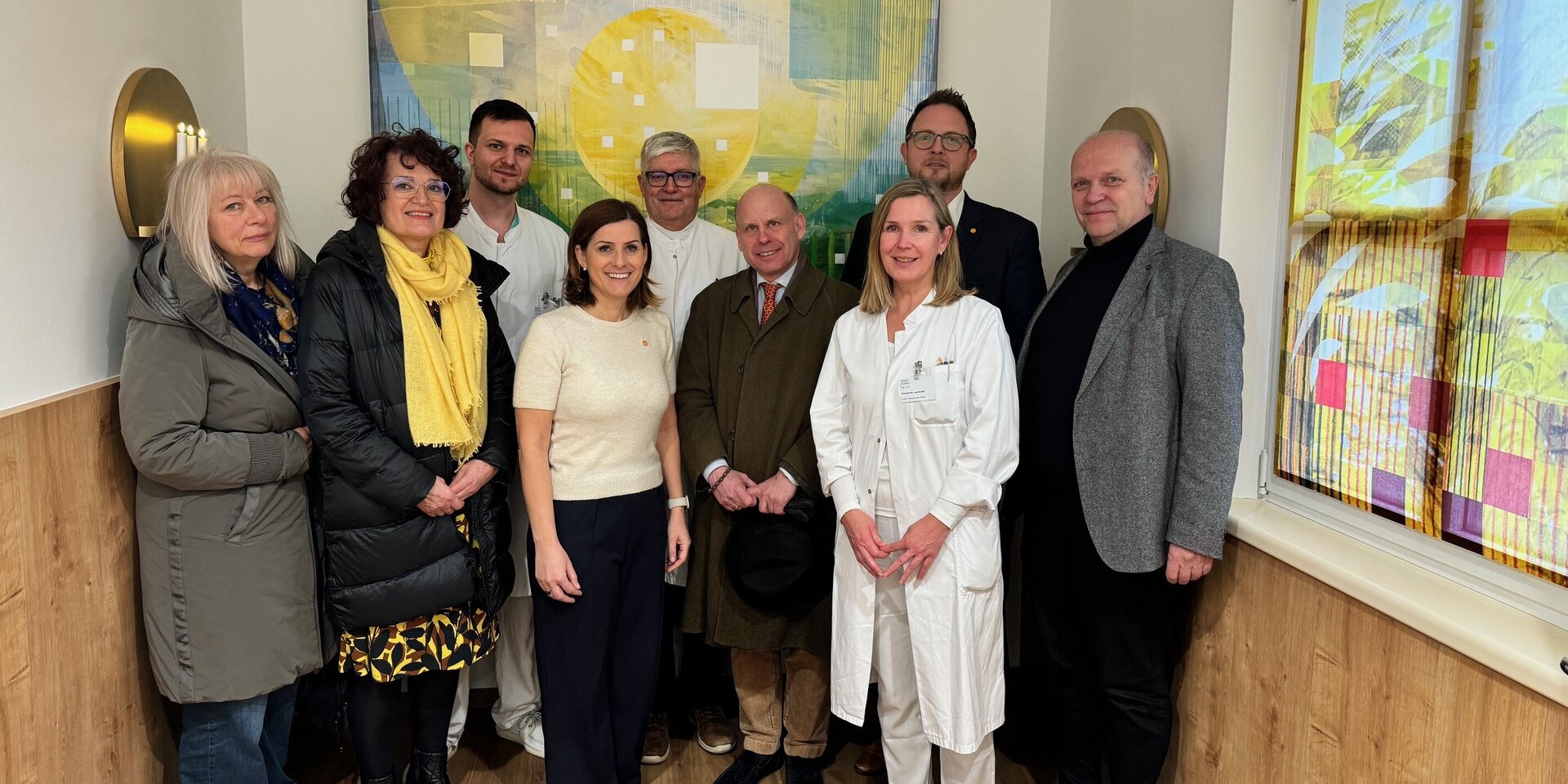 Fotos: Gesundheit Burgenland Gruppenfoto im Verabschiedungsraum