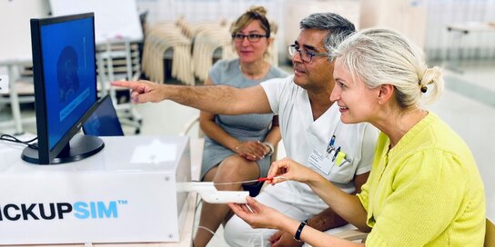 Simulationstraining zur Eizellenentnahme