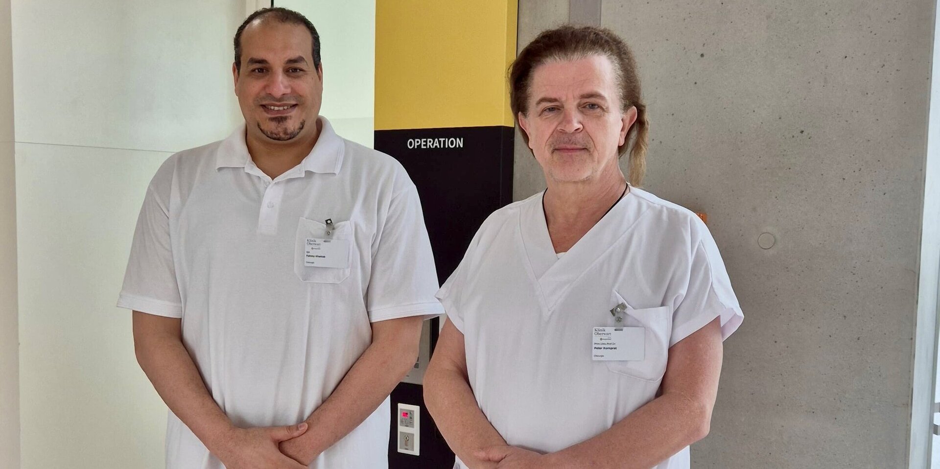 Oberarzt Dr. Fahmy Khattab und Prim. Peter Kornprat