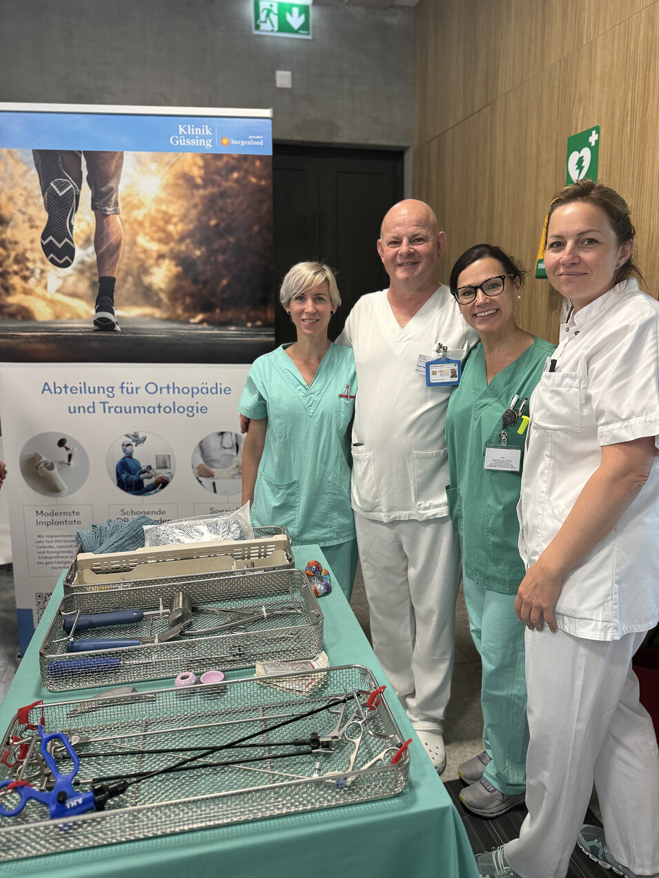 Das Team der Ortho-Trauma beim Tag der offenen Tür 