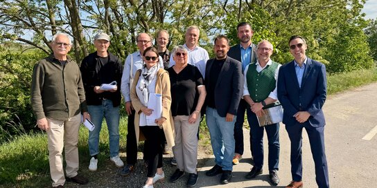 V.l.: Alois Lang, Helge Schier, Franz Ederer, Lina Jires-Karner, Christian Wagner, Hannelore-Ursula Horak, Christian Hofstädter, Kilian Brandstätter, Florian Schlechtleitner, Dieter Horvath, Johannes Zink