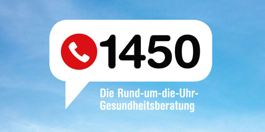 Die Rund-um-die-Uhr-Gesundheitsberatung mit der Telefonnummer 1450