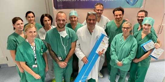 Teil des Teams der Inneren Medizin in der Klinik Obewart