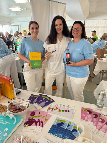 Stand Physiotherapie, Psychotherapie und Diätologie