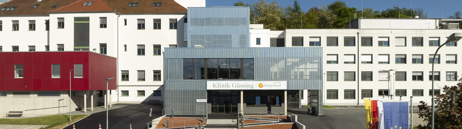 Die Klinik Güssing von außen