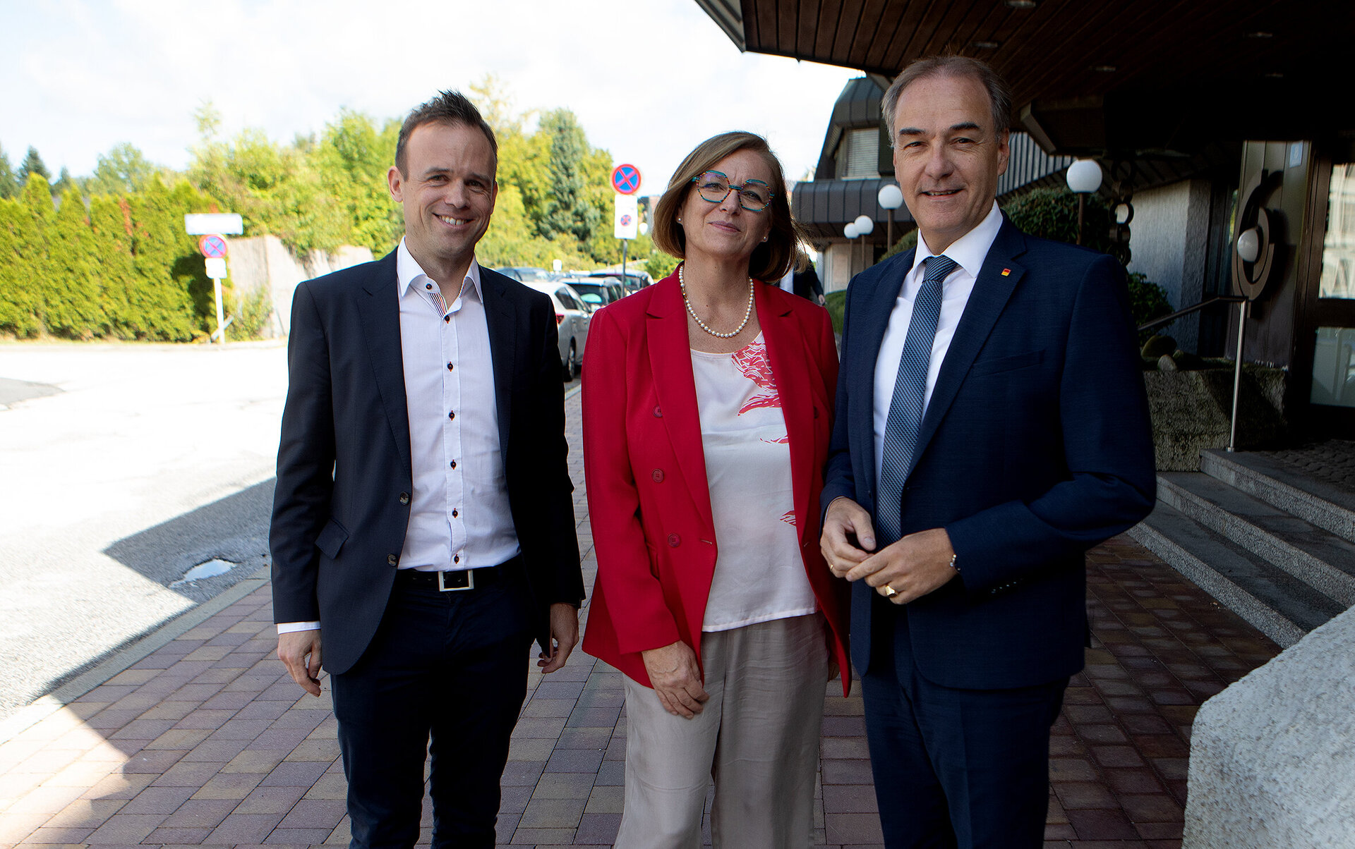 Marc Seper, Gabriele Ehrenhöfer und Leonhard Schneemann