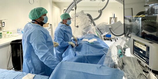 Blick in ein Herzkatheterlabor