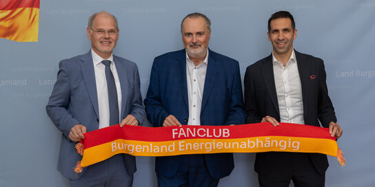 Fanz Öller, Hans Peter Doskozil und Stephan Sharma