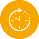 Icon Flexible Arbeitszeit Uhr