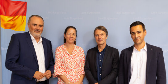 LH Doskozil, Primaria Lang-Illievich, Primar Willhuber und Primar Zarits  