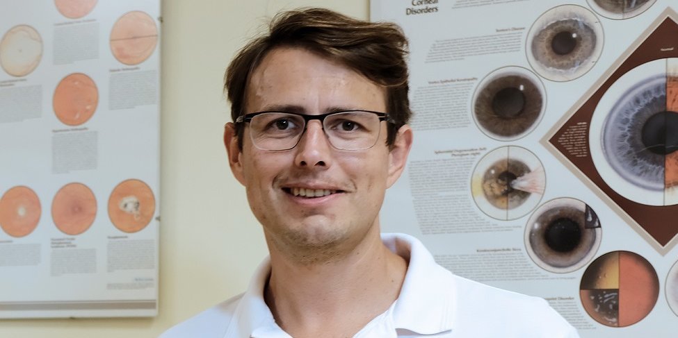 Oberarzt Dr. Hanno Wolf, Leiter des Fachschwerpunktes für Augenheilkunde in der Klinik Oberpullendorf