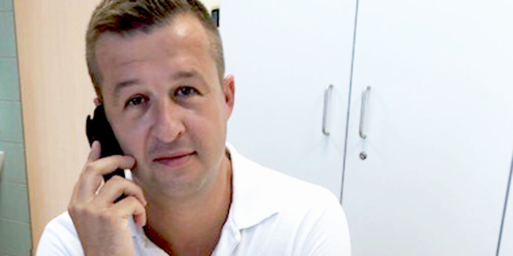 Dr. Mihaly Kenéz, Oberarzt der Abteilung für Chirurgie der Klinik Oberpullendorf